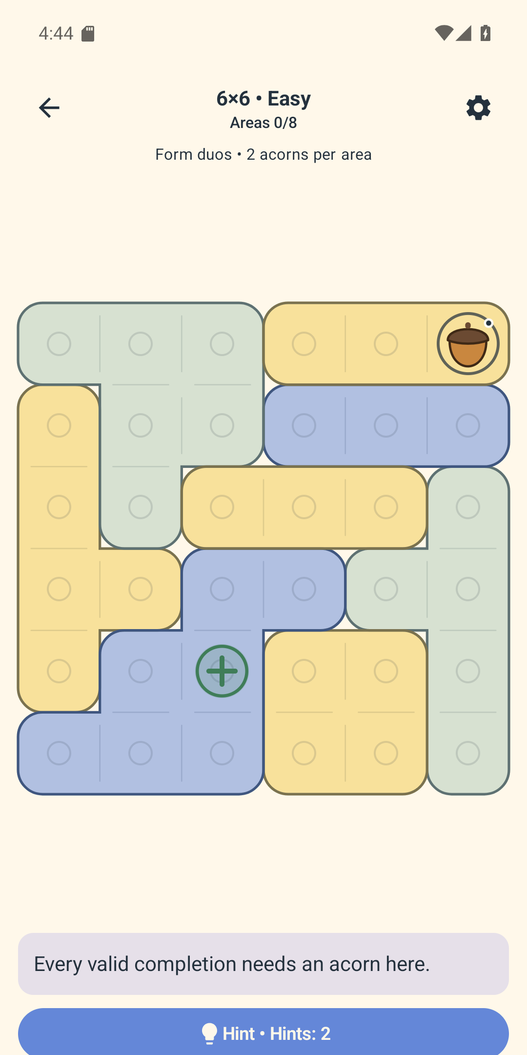 Hint: plaats een eikel in Pair Grid