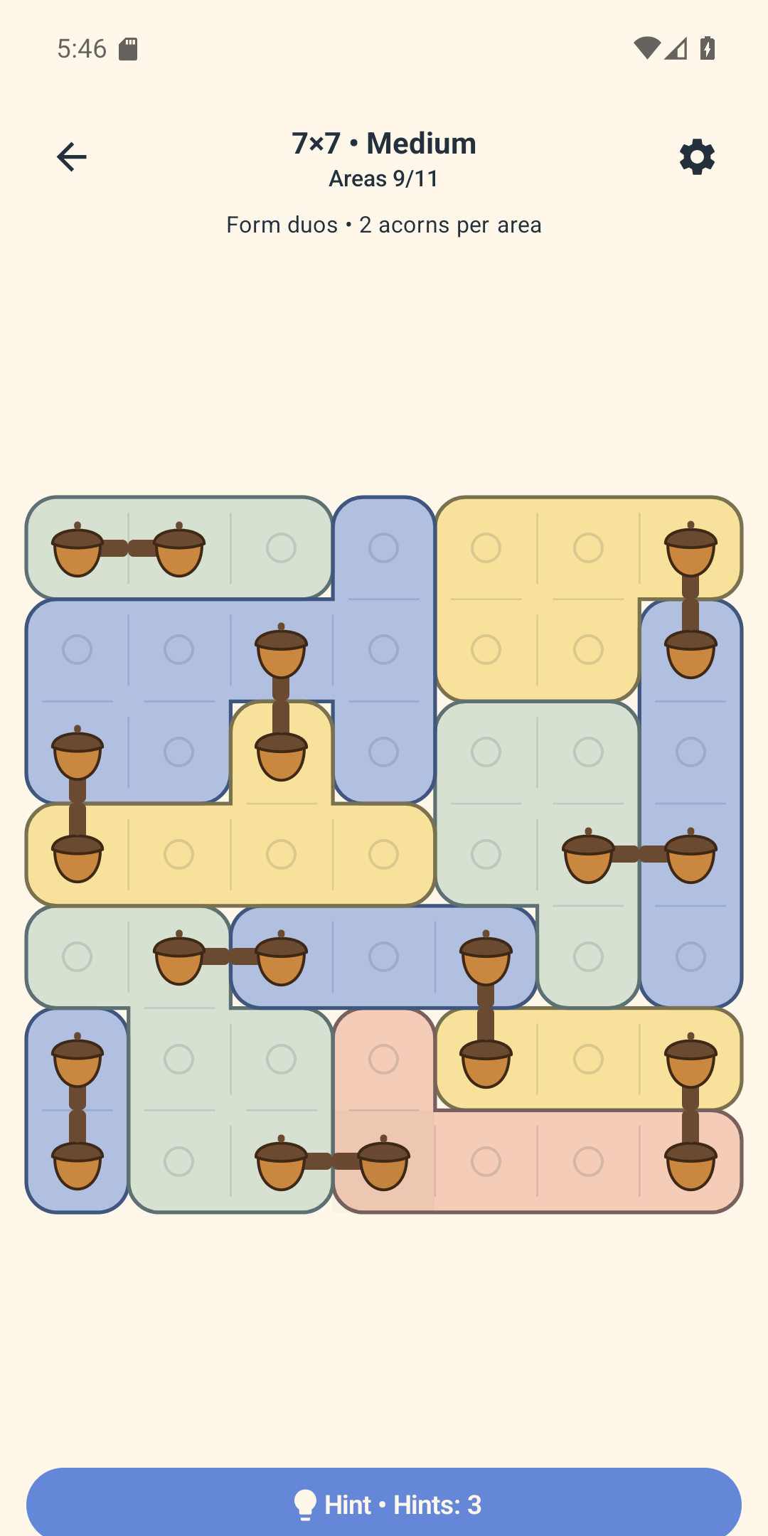 Gevorderde puzzel in Pair Grid